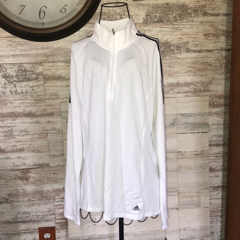 Adidas Long-Sleeved Golf/Athletic 1/4 Zip, L, NWT adidas long sleeve size large‌